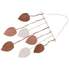 Hoja Macramé Colgante de Pared Habitación Boho Decoración del Hogar Tejido Estético Pared6411
