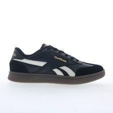Zapatillas deportivas Reebok Forte Lounger para hombre de cuero negro con cordones estilo de vida zapatos