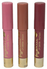 Belle Beauty KissaBELLE Lip Crayon Trio Buff Rosa, Flor, Pink Punch (3) Nuevo