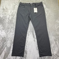 Pantalones de grafito AMERICAN RAG para hombre estilo AR23S-4XP 4 vías elásticos talla 36 ajuste 37" nuevos con etiqueta