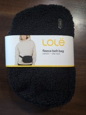 Bolso Cinturón Sherpa Unisex Lolë, Negro, Talla Única