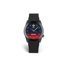Orologio Uomo GENOA CFC P-GN473UB1 Silicone Nero OFFICIAL