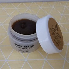 SKIN FOOD Black Sugar Mask Lavado 20g Exfoliante Facial Exfoliante Cuidado Co...