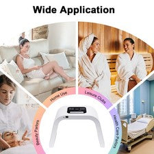 Máscara facial LED terapia de luz-7 colores lámpara de luz de terapia LED herramienta facial para el cuidado de la piel