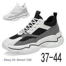 Nuevas Tenis para Hombres Zapatos de Elevación Zapatos de Elevación Plantillas de Aumento de Altura 8CM