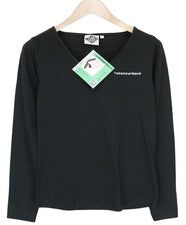 Camiseta para mujer TUCANO URBANO T-TU S negra algodón manga larga logotipo estilo *
