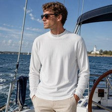 Lote de (2) Camisas Coolibar Hombre Talla L UPF 50+ Manga Larga Cuello Simulado Blanco