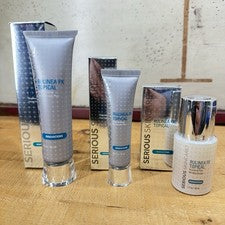 SERIOUS CUIDADO DE LA PIEL RULEINEA FX SUERO TÓPICO PARA ARRUGAS, CREMA PARA OJOS + CREMA FACIAL