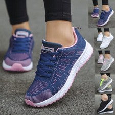 Zapatos para correr probados por podólogos para mujer Entrenador de gimnasio de espuma en la nube con soporte para el ar