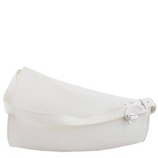 Bolso grande de cuerno de cuero Burberry en almendra 8086480