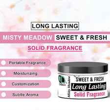 Bálsamos de perfume sólido dulce y fresco Misty Meadow|Fragancia de larga duración para unisex