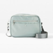 Bolso de hombro de moda para mujer con detalles plateados