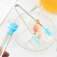 Alicates de silicona clip barra de cocina 430 núcleo de acero inoxidable