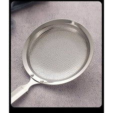 Cuchara de espuma de malla fina de acero inoxidable 304 para uso duro