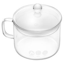 1 pieza Estufa Olla de cocina Olla de vidrio Olla de cocina Utensilio de cocina Transparente