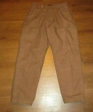 Pantalón para hombre marca OOBE DBL delantero dos tonos marrón estilo carpintero 34 x 30,5 TD7-5