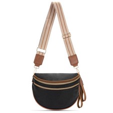 Bandolera de cuero Riñonera para mujer Grande Bandolera Cartera Shou...