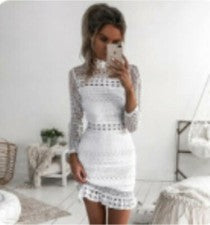 Mini vestido informal pequeño de moda para mujer