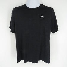 Camiseta negra activa Reebok Speedwick Tech Style para hombre grande nueva con etiquetas