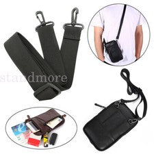Correa de bolso de hombro para portátil bolsa de deporte metal negro repuesto ajustable