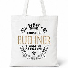 Bolso de Mano House Of BUEHNER Nombre Familiar Blanco Regalo de Cumpleaños