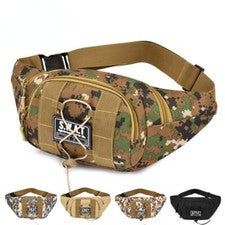 Riñonera Táctica Militar Para Hombre Mujer Bolso Con Cinturón De Camuflaje Moda