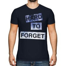 Duro A Forget Moda Hombre Eslogan Camiseta Swag Hipster Manga Corta Trendy