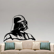 DARTH VADER - Calcomanía de pared de vinilo extraíble de Star Wars decoración del hogar (tipo 2)