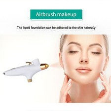 Aerógrafo facial de oxígeno maquillaje cuidado de la piel tónico nano niebla dispositivo pulverizador❀