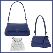 BOLSO DE HOMBRO CONVERTIBLE KATE SPADE GRACE CON BOLSA PARA EL POLVO AZUL KF844 NUEVO CON ETIQUETAS $328