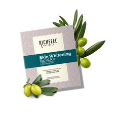 Kit facial blanqueador de piel Richfeel 5 pasos todo tipo de piel 30 g