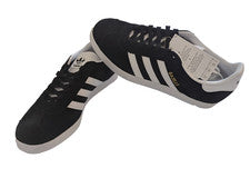Zapatilla deportiva ADIDAS 6.5 Gazelle para hombre gamuza negra/blanca BB5476 NUEVA EN CAJA