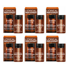 6 x 50 ml L'oréal Men Expert Barber Club hidratante para barba y piel