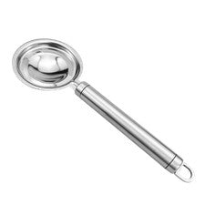 Colador separador de huevos de cocina con acero inoxidable y cómodo de agarrar