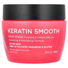 Keratin Smooth, Mascarilla Capilar, 16.9 fl oz (500 ml)
