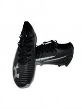 Nuevos botines Under Armour para hombre negros y plateados talla 8