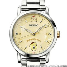 Reloj SEIKO Pompompurin 30 Aniversario Colaboración Limitado Sanrio con Linda Caja