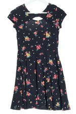 Vestido de verano Clockhouse estampado floral algodón rosa talla 38