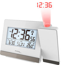 technoline WT 538 Proyección Radio Despertador Blanco