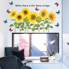 Pegatina de pared de pared hágalo usted mismo decoración hogar sala de estar fondo patrón flor