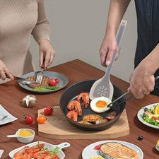 Espátula de silicona apta para alimentos de 33,5 cm - Funciona bien con wok agitando asado