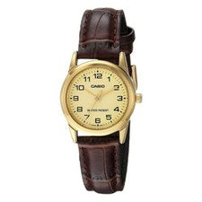 CASIO LTP-V001GL-9BUDF OROLOGIO DONNA PELLE MARRONE 26mm SOTTOCOSTO