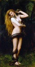 Lilith John Collier Vintage Arte Impresión Póster Decoración Pared Hogar Estilo Decoración Arte Pri