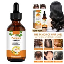 1 pieza Aceite para el cuidado del cabello multifuncional 60 ml fortalecedor raíces aceite de semilla de calabaza