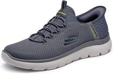 Zapatilla deportiva sin cordones Skechers Summits High Range para hombre talla 8,5 ¡Nueva en caja!