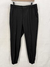 Pantalones de traje APT.9 para hombre medianos negros Premier Flex ajustados elásticos rendimiento