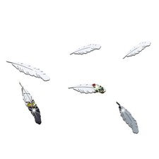 8 Piezas Decoraciones de Pared Accesorios Decorativos para el Hogar Espejo Pegatinas