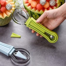 Herramienta de corte de sandía con diseño curvo para una perfecta uniforme S