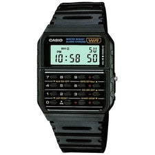 Orologio CASIO CALCULATOR CA-53W-1 Calcolatrice Silicone Nero Vintage Classic