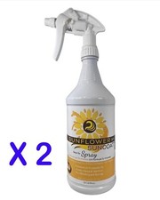 DOS 32 oz Cuidado del Cabello Saludable Girasol Spray FPS Prevenir el Cabello Blanqueado por el Sol